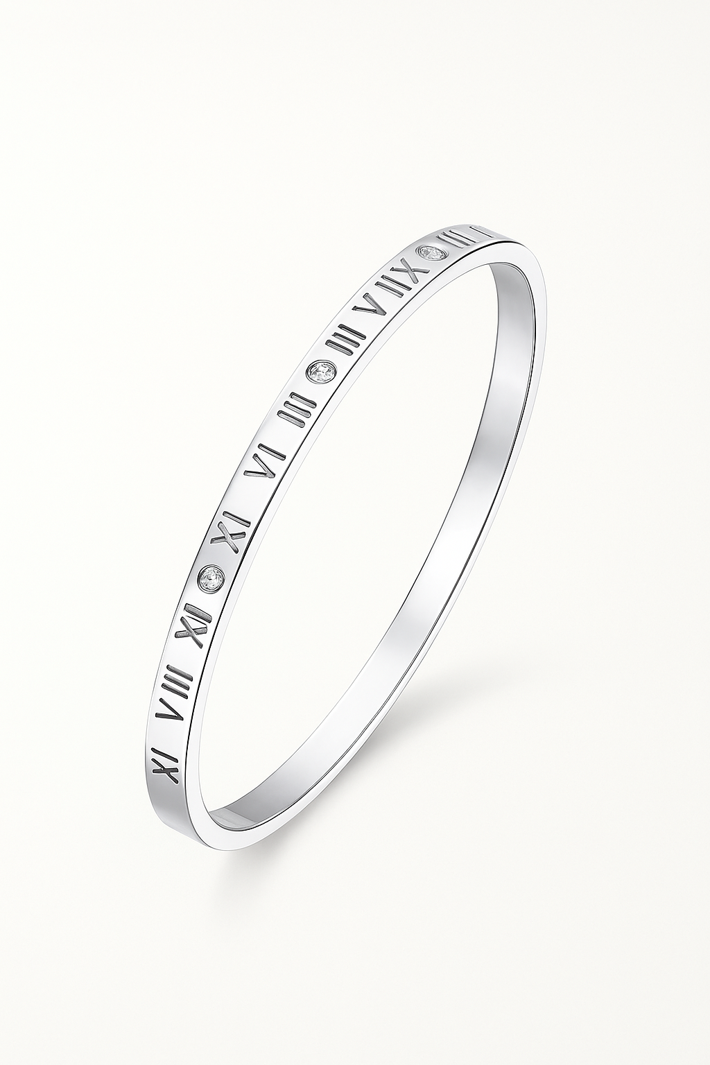 Roman Numeral Classic Cuff Bracelet
