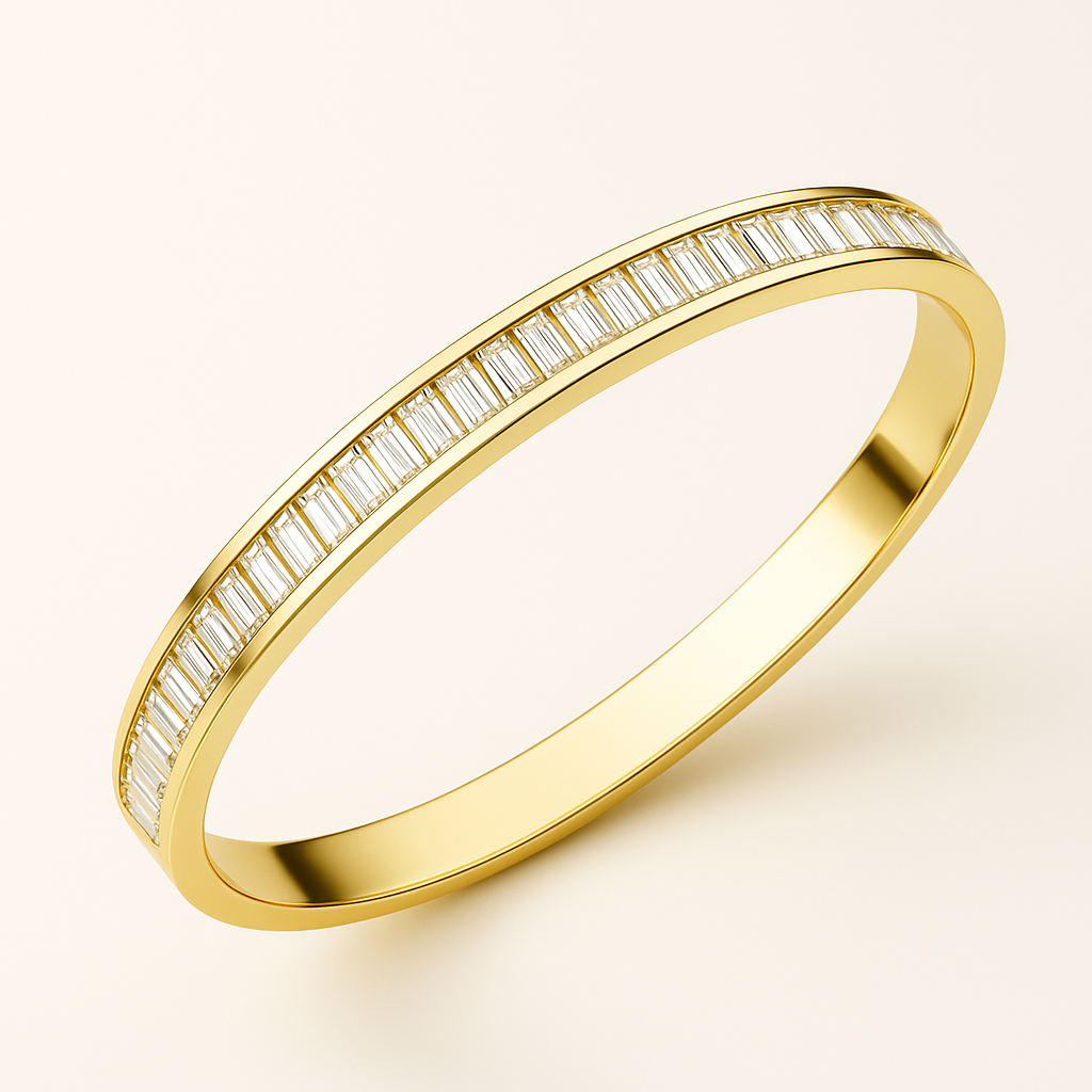 Luxe Line Stone Bangle
