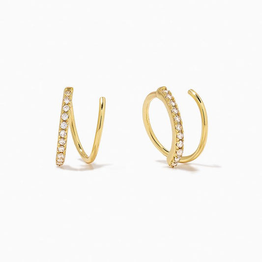Spiral Hoop Earrings