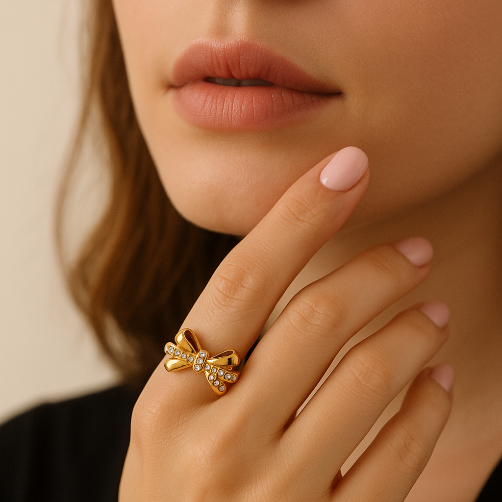 Bow Elegance Adjustable Ring