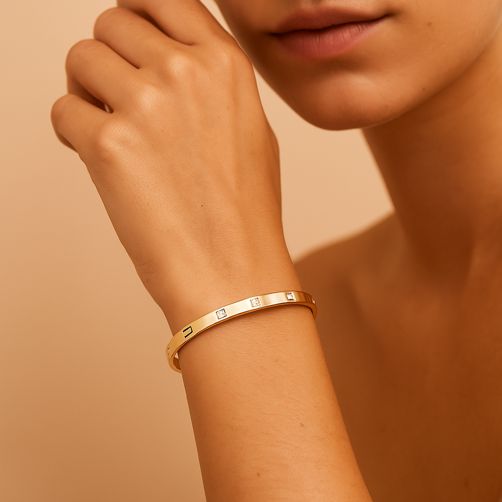 Modern Luxe Gold Cuff