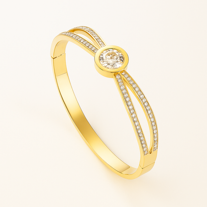 Regal Radiance  &  Solitaire Centrepiece Bracelet