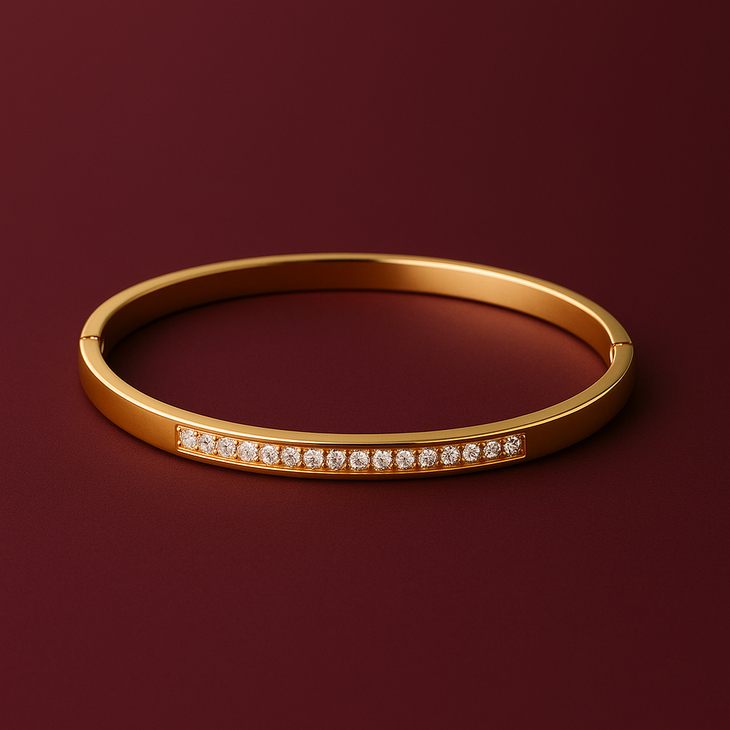 CZ Stones Sparkling Bangle