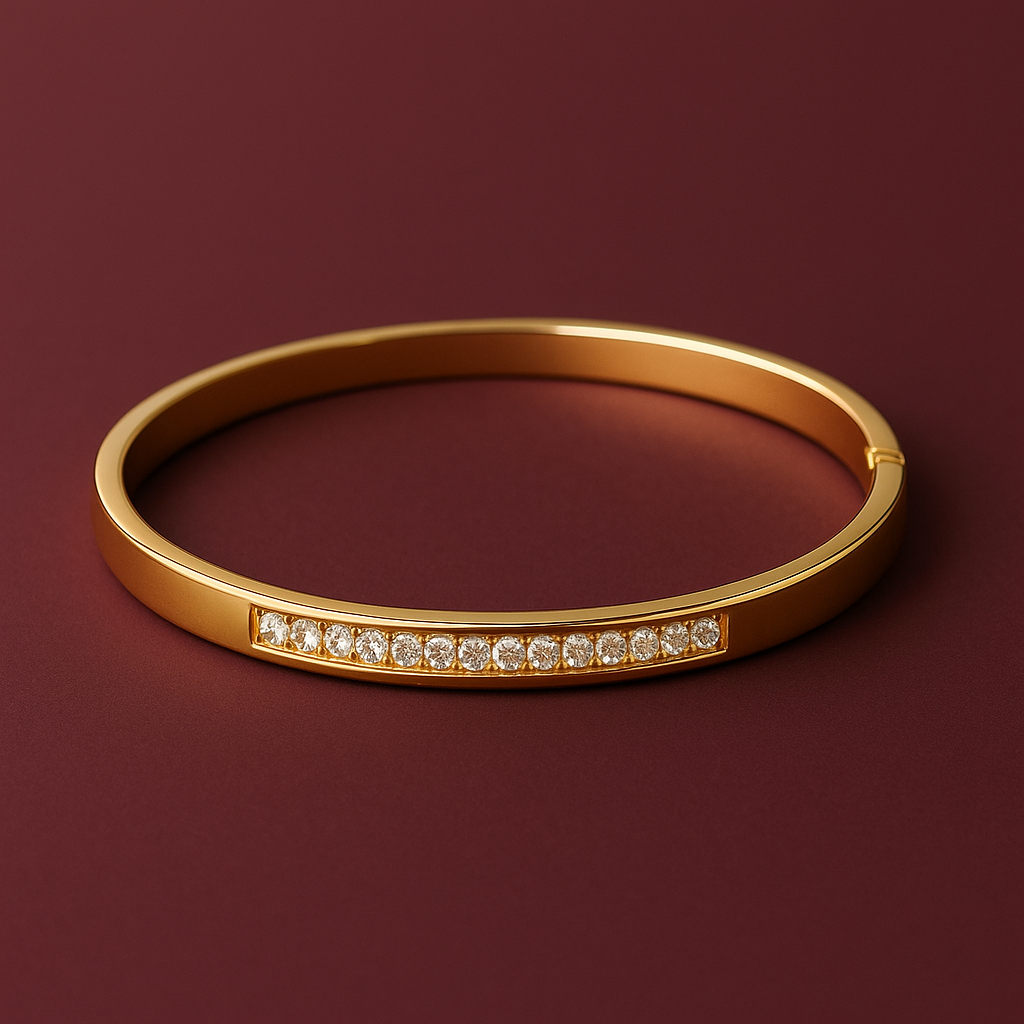 CZ Stones Sparkling Bangle