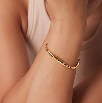 Liquid Flow Cuff Bracelet