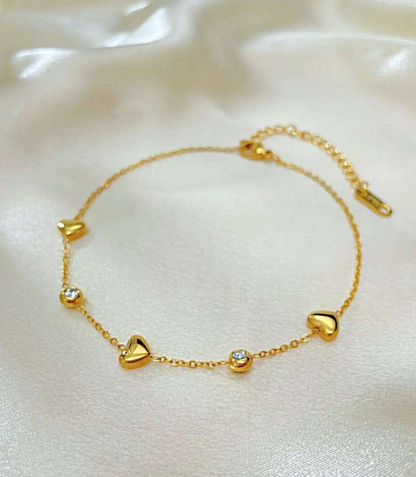 Celeste Heart & Sparkle Bracelet